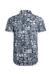 WeirdFish Faraway Organic Short Sleeve Shirt
